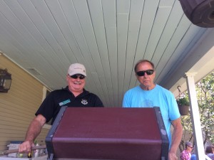 Rick and Bill pour over BBQ (1)